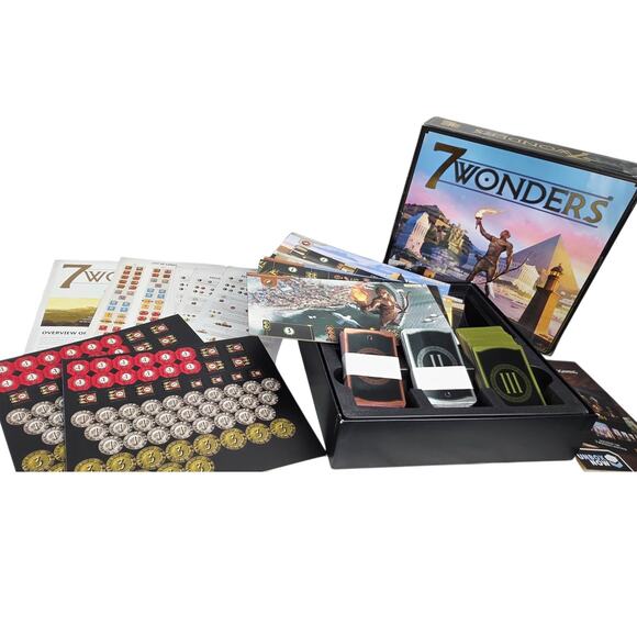 7 Wonders Board Game New Edition Strategy Game for Kids and Adults 3-7 Players - Picture 1 of 16